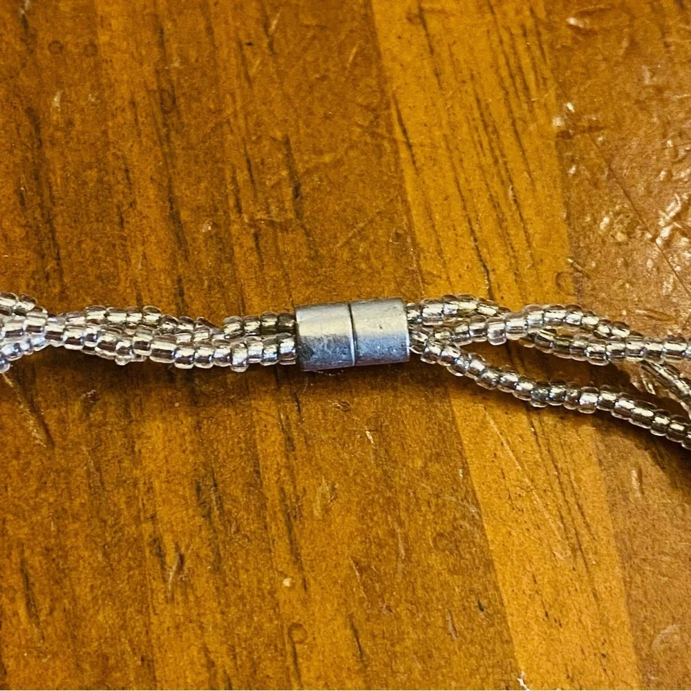 Evergems Pink Multi Strand Pearl Statement Necklace Real Freshwater Pearls - Picture 11 of 15